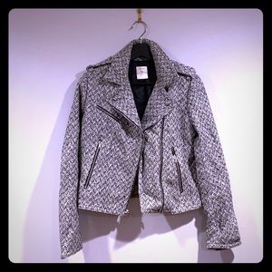 Gap / tweed motor jacket, small